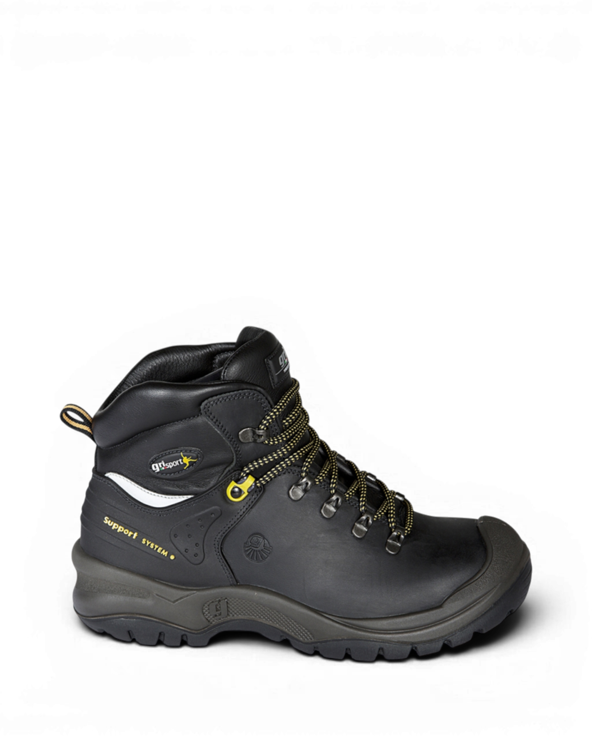 Grisport Safety 70416 L / 33130 Hoog S3 Leer Gevoerd (MEIAANBIEDING) Zwart