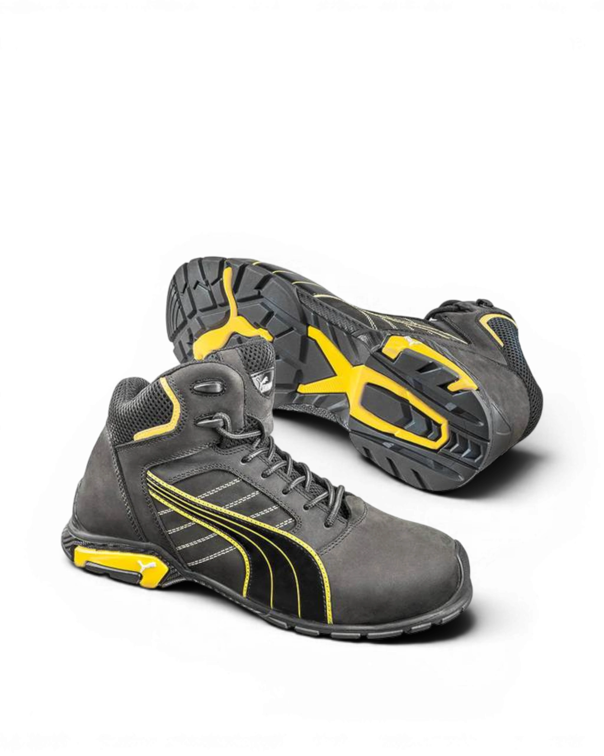 Puma Safety Amsterdam Mid 632240 S3 Zwart/Geel