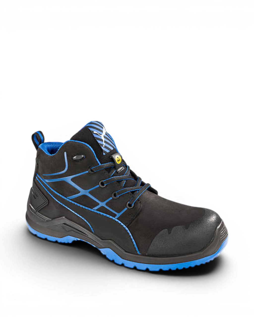 Puma Safety Krypton Mid 634200 S3 Zwart/Blauw