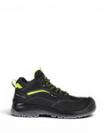 Sixton 81154-11 Montauk Hoog S3 Zwart/Lime