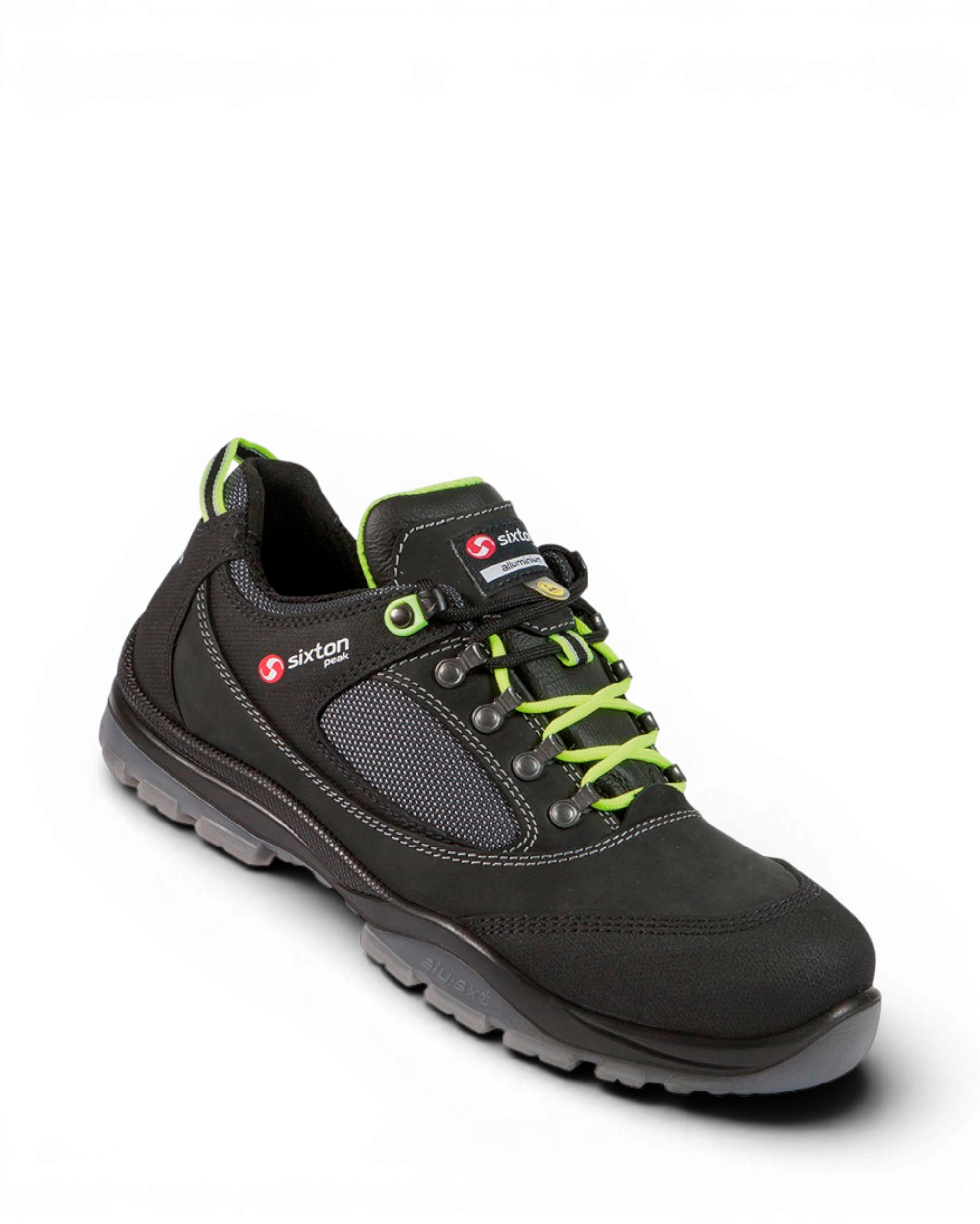 Sixton 93343-00 Swing Laag S3 Zwart/Lime