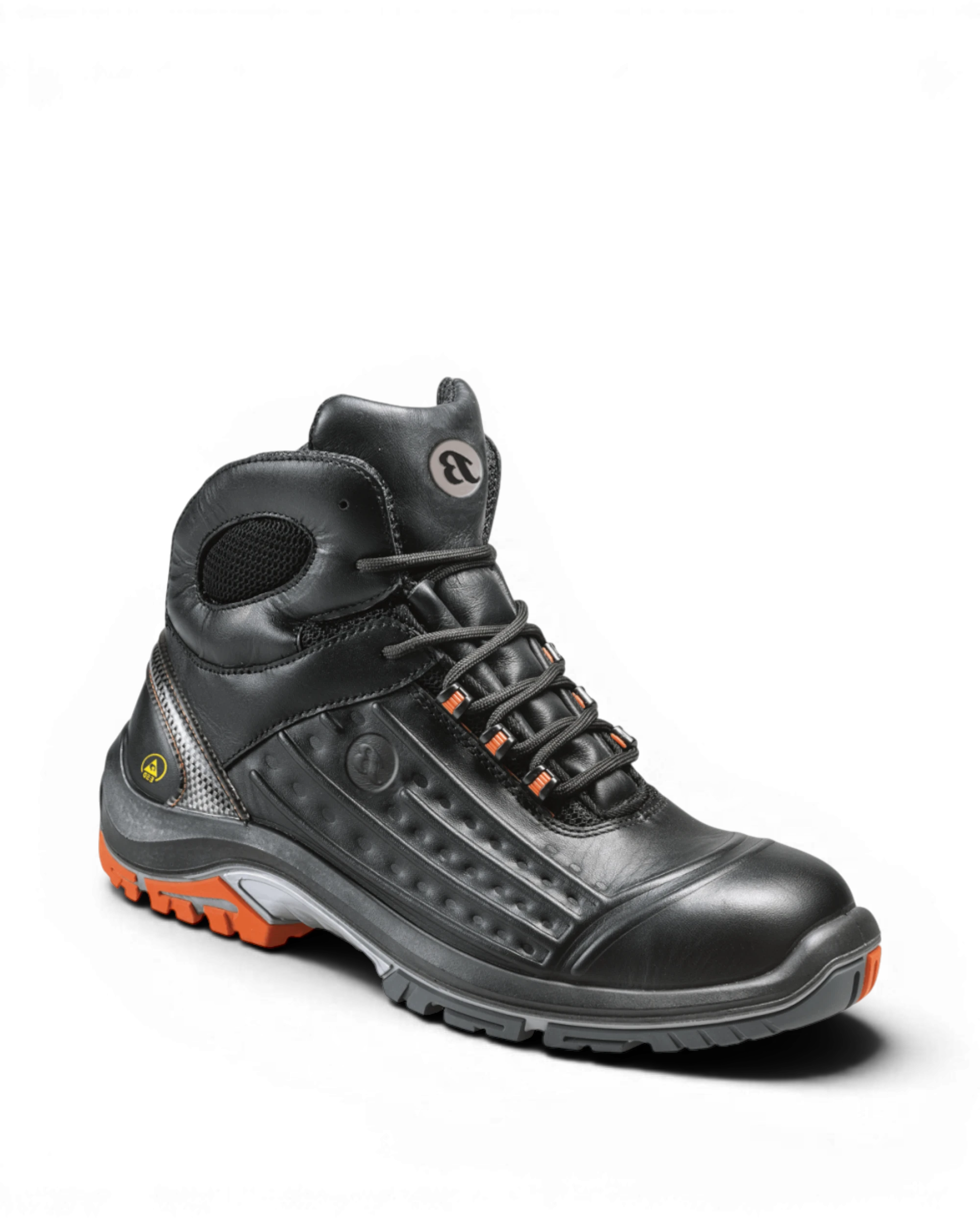 Bata Vector Hoog S3 + KN Zwart/Oranje