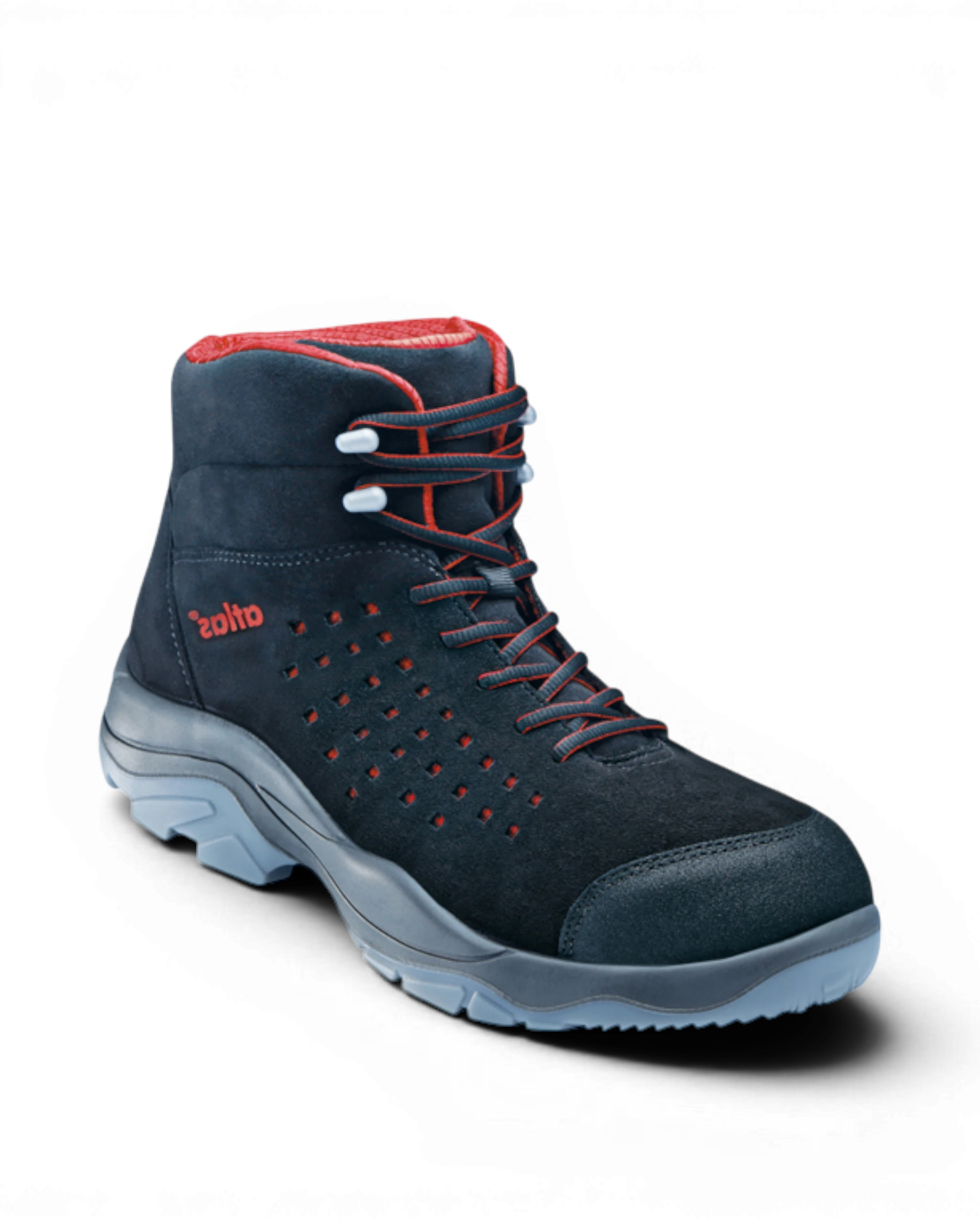 Atlas Schoen SL 32 Hoog S1 Zwart/Rood