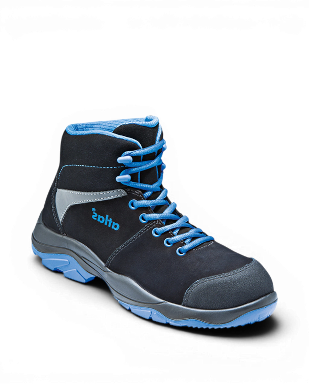 Atlas Schoen SL 80 2.0 Hoog S2 Zwart/Blauw W12