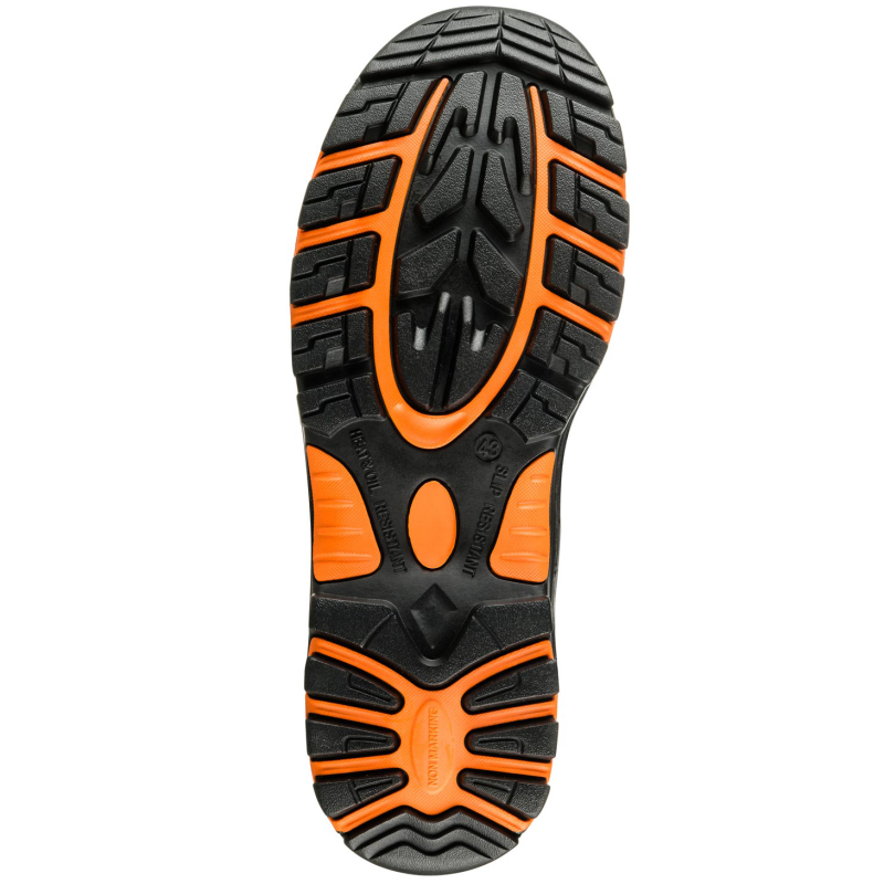 BuckBootz Schoen BVIZ2 Hoog S3 + KN Zwart/Oranje Zwart/Oranje BVIZ2OR