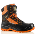 BuckBootz Schoen BVIZ1 Hoog S7S + KN Zwart/Oranje Zwart/Oranje BVIZ1OR