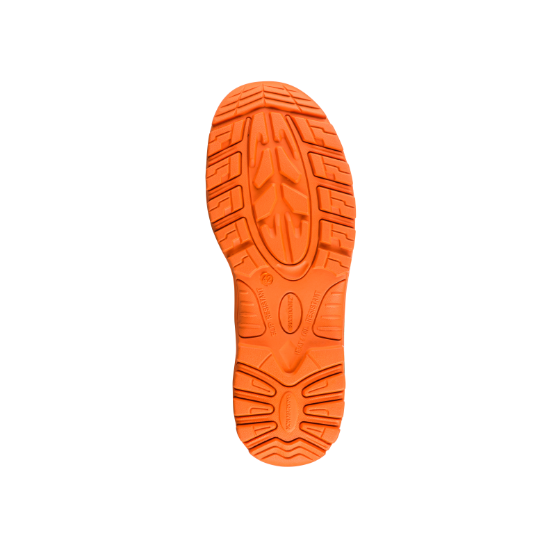BuckBootz Schoen BVIZ1 Hoog S7S + KN Zwart/Oranje Zwart/Oranje BVIZ1OR