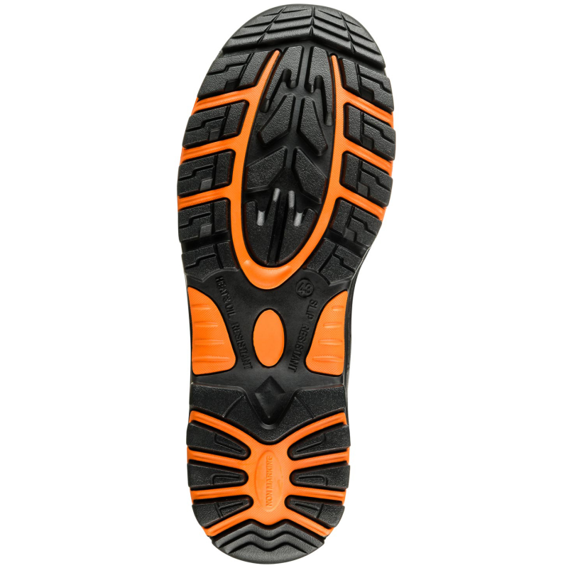 BuckBootz Schoen BVIZ1 Hoog S7S + KN Zwart/Oranje Zwart/Oranje BVIZ1OR