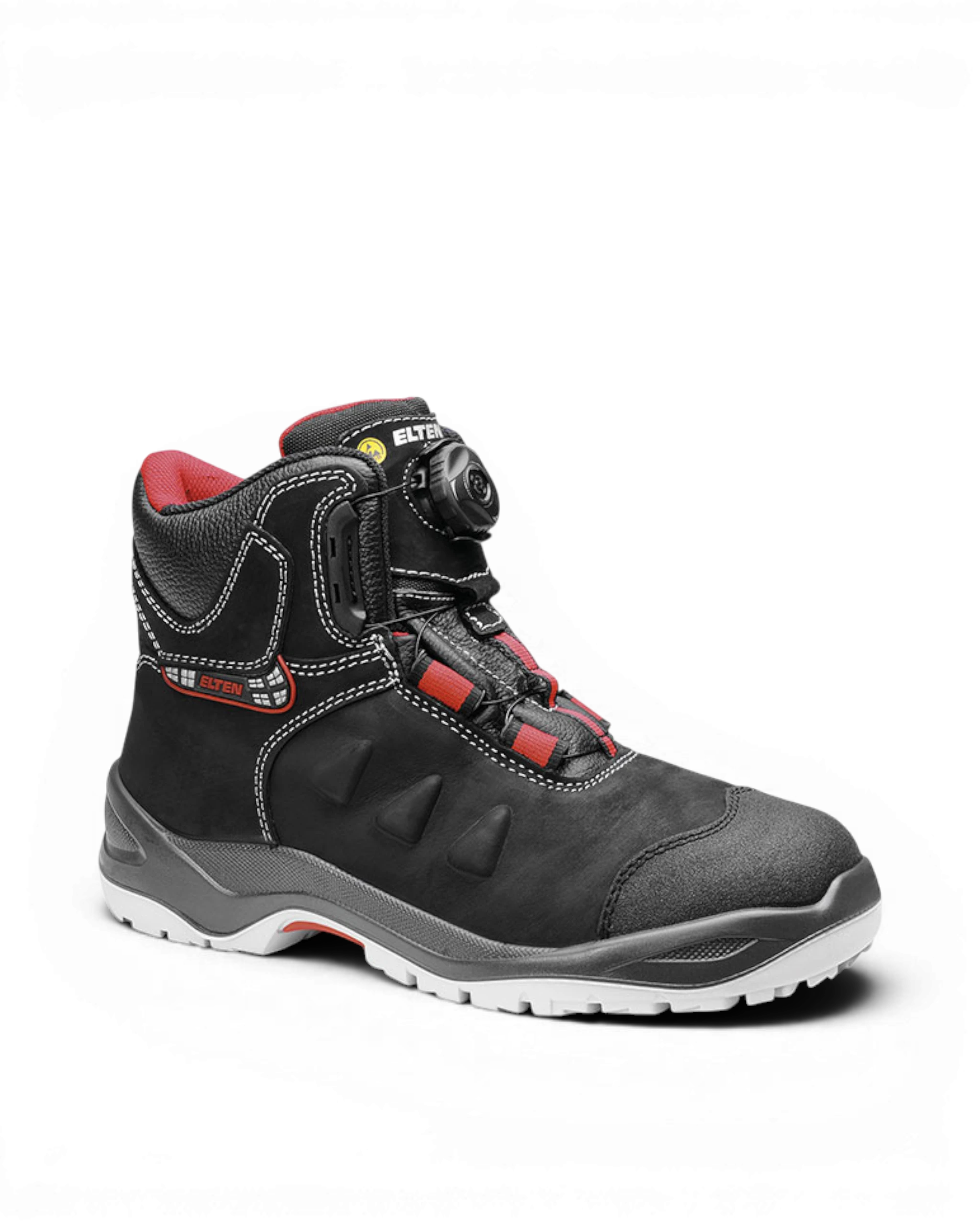 Elten Till BOA Mid 76651 S3 Zwart/Rood