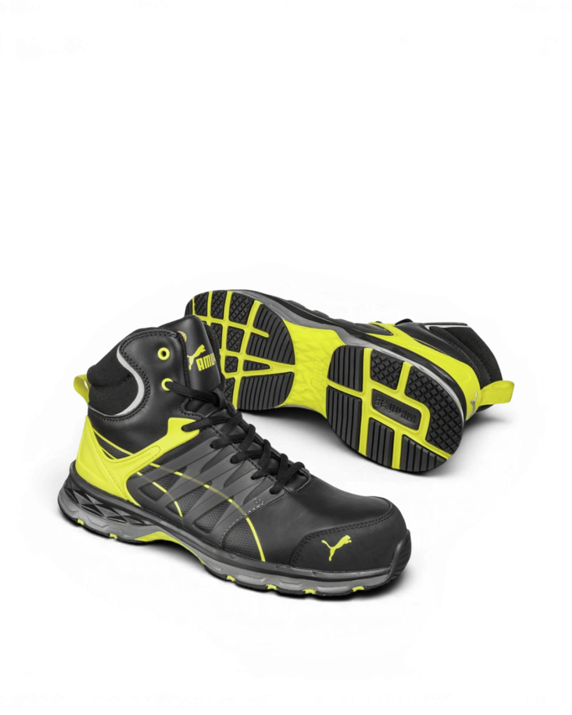Puma Safety Velocity 2.0 Yellow Hoog 633880 S3 Zwart/Geel
