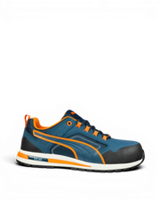 Puma Safety Crosstwist 643100 Metaalvrij S3 Blauw/Oranje