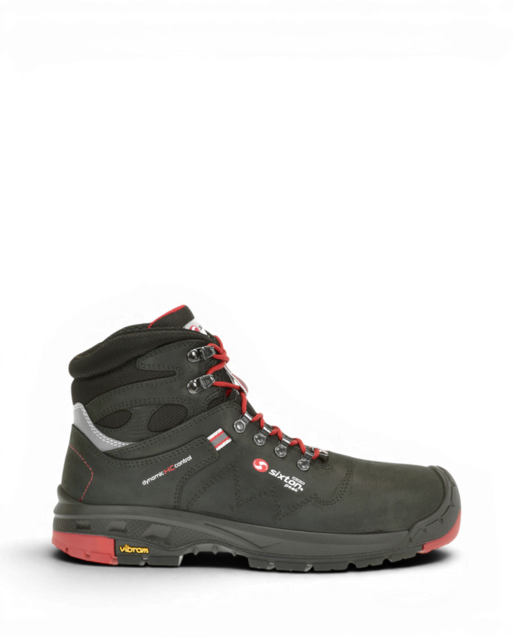 Sixton 30329-06 Tonale Hoog S3 Zwart/Rood