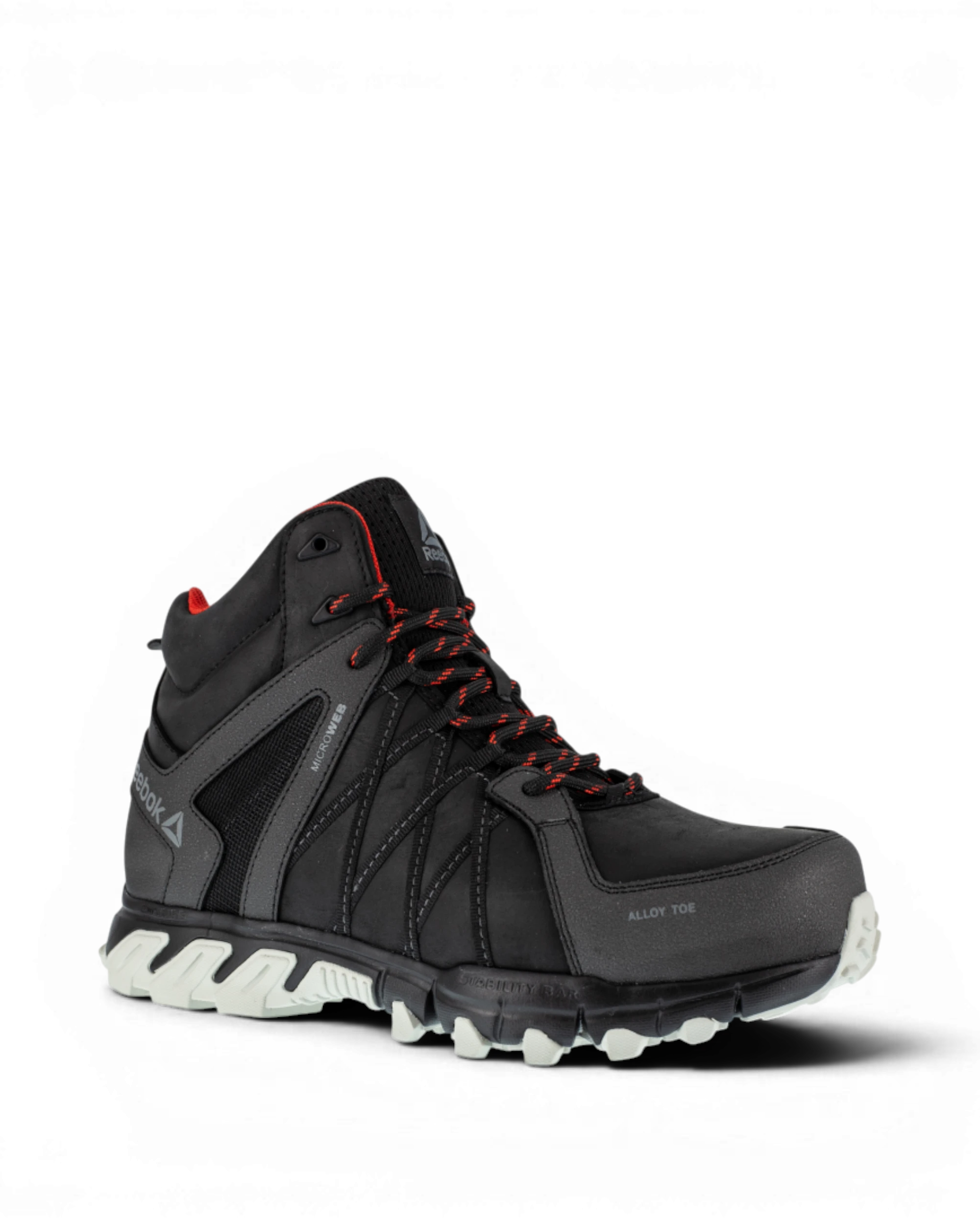 Reebok Trail Grip IB1052 Hoog S3 Zwart/Rood