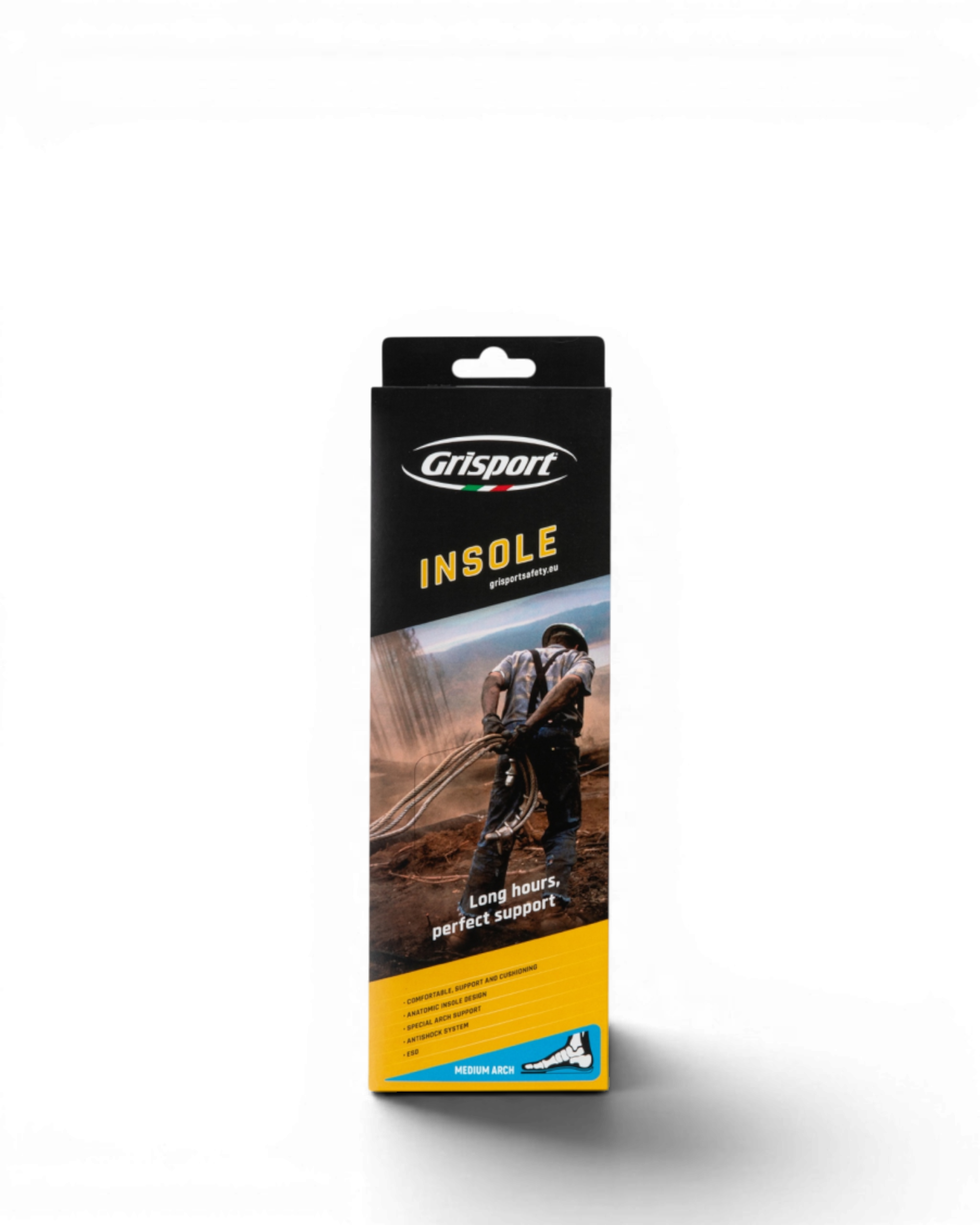 Grisport Inlegzool Medium 1000031 Zwart