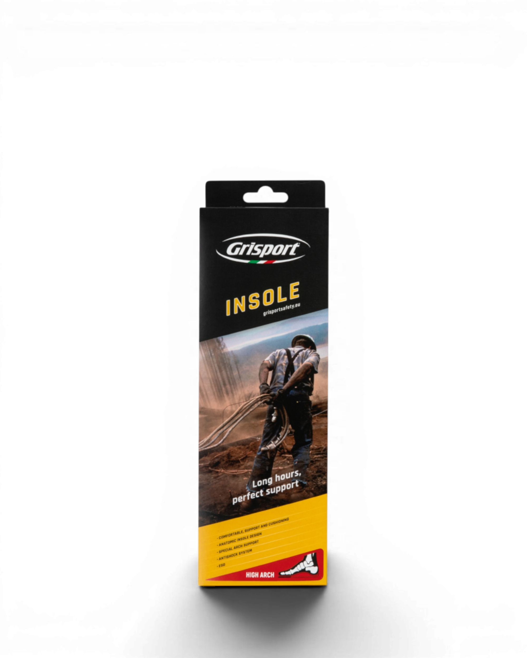 Grisport Inlegzool High 1000032 Zwart