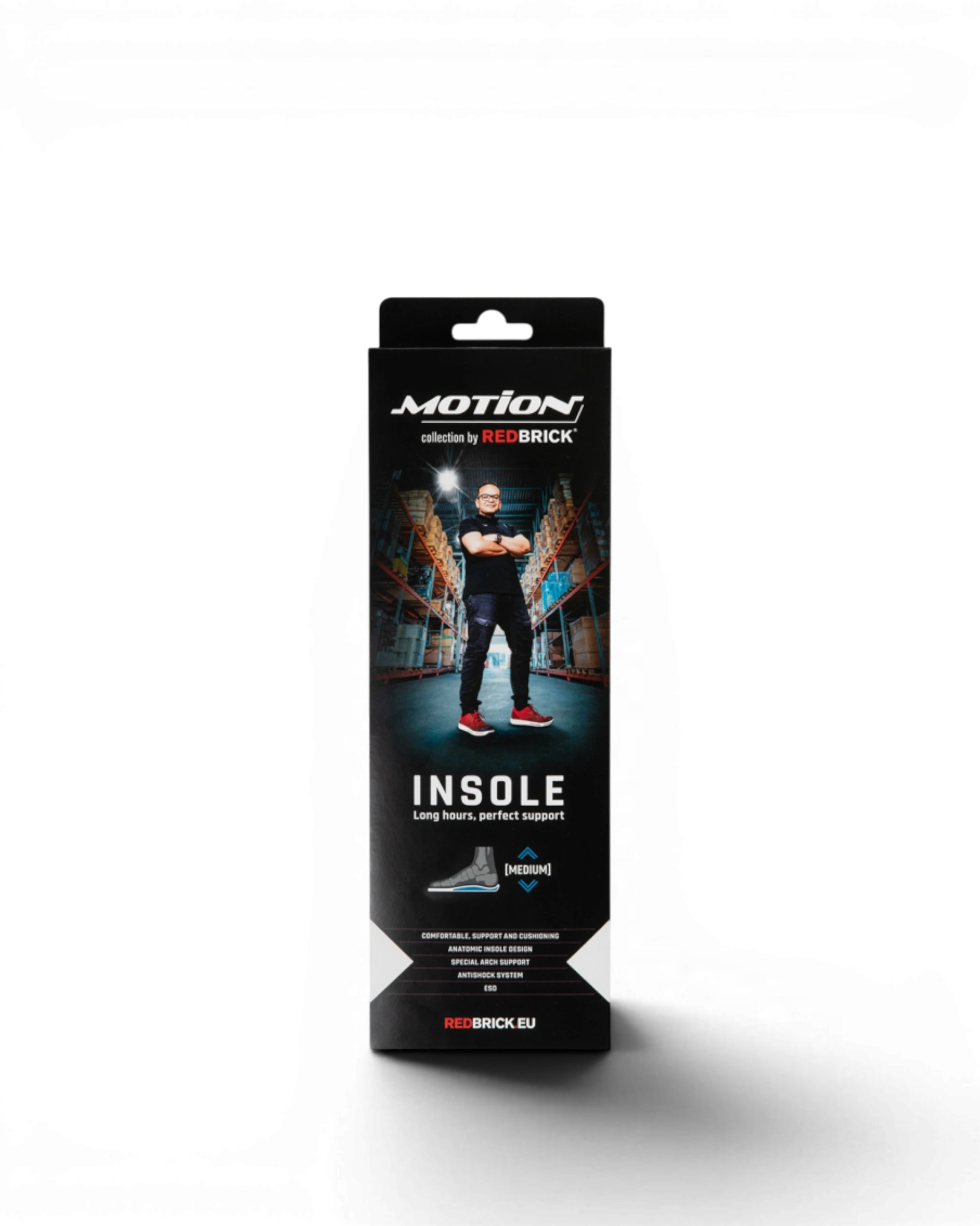 Redbrick Motion Inlegzool Medium 1000037 Zwart