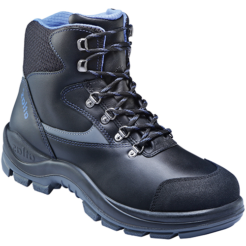 Atlas Schoen Big Size 735 Hoog S3 Zwart/Blauw