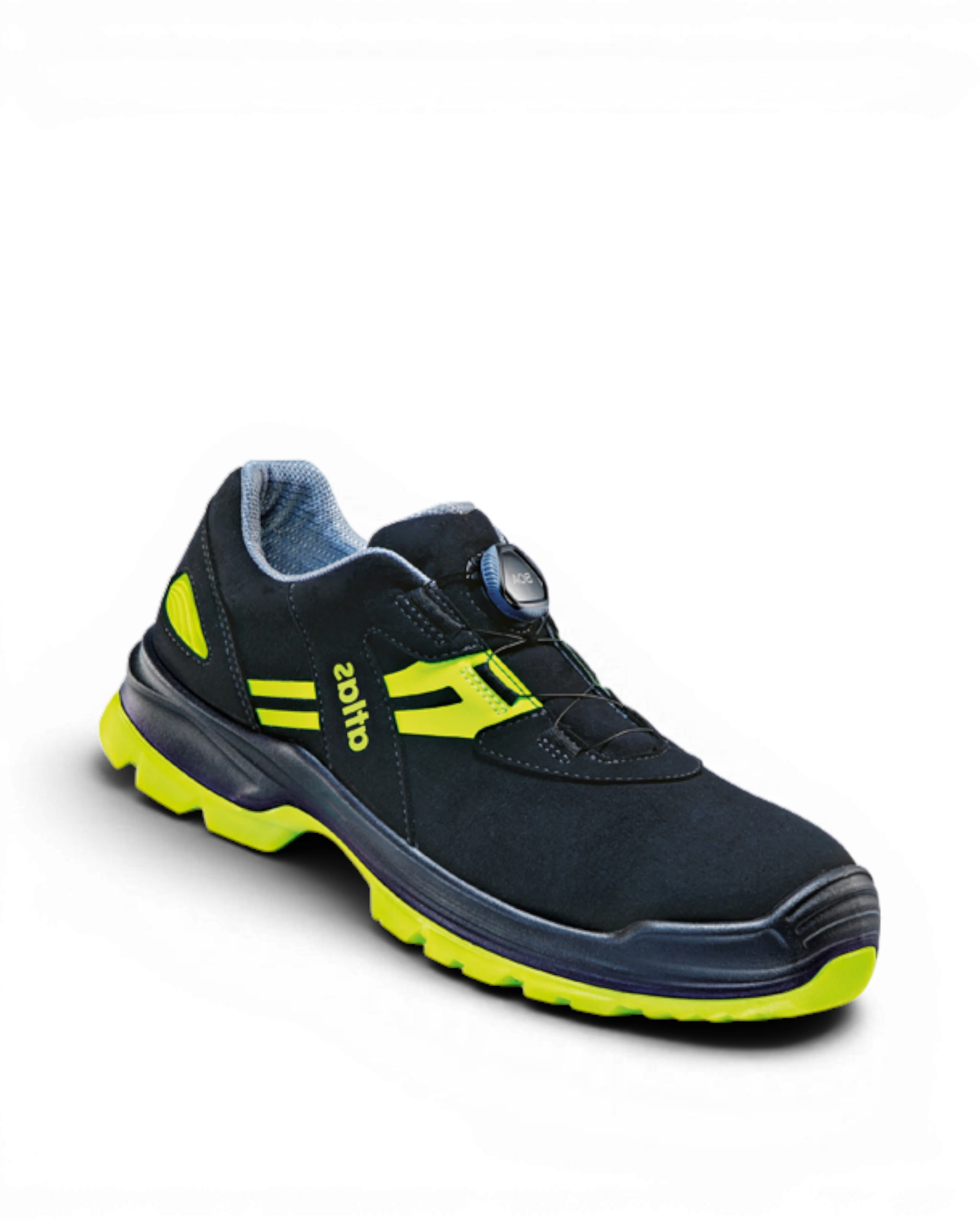 Atlas Schoen Flash 5255 BOA S3 Zwart/Geel