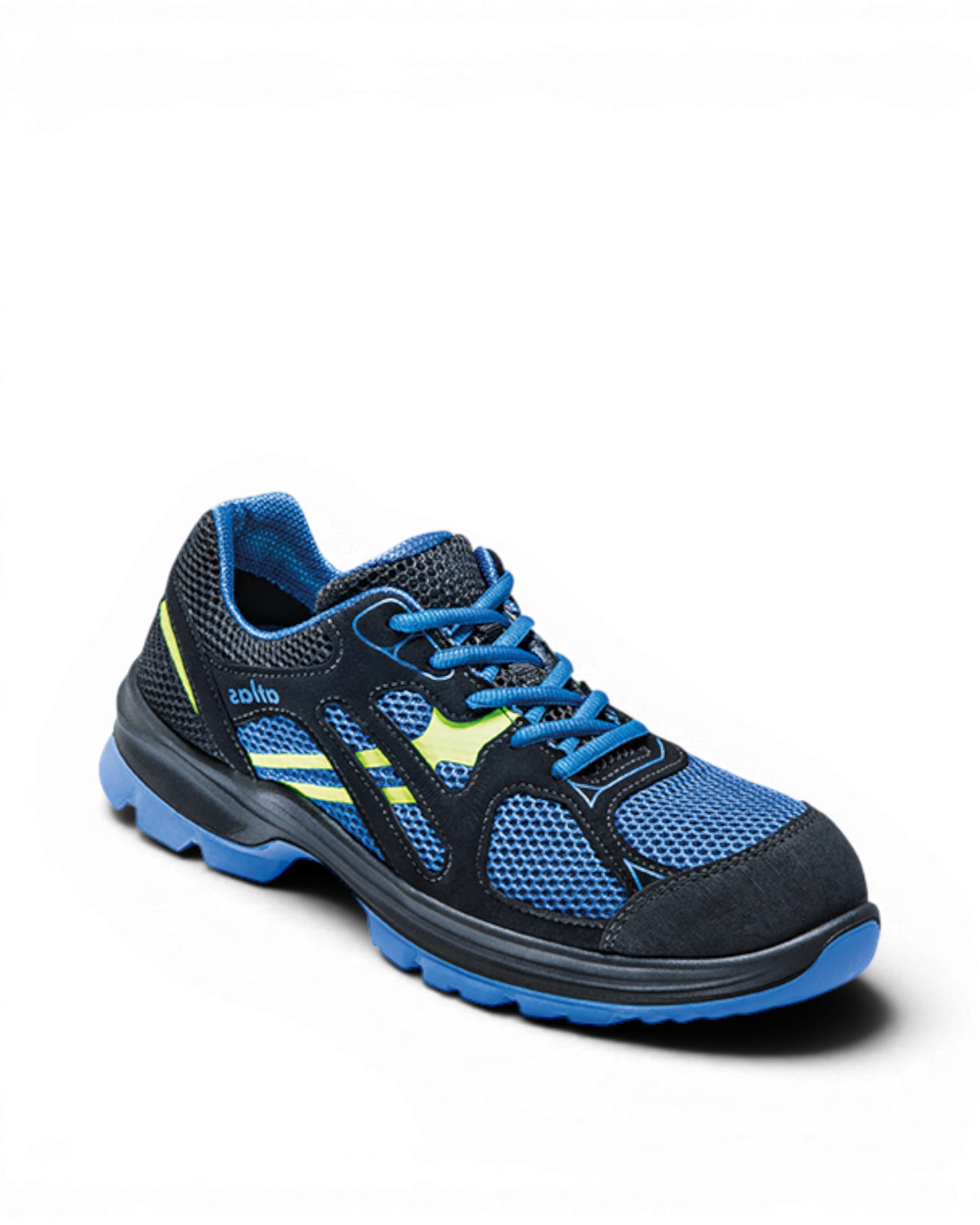 Atlas Schoen Flash 4000 S1 W13 Zwart/Blauw
