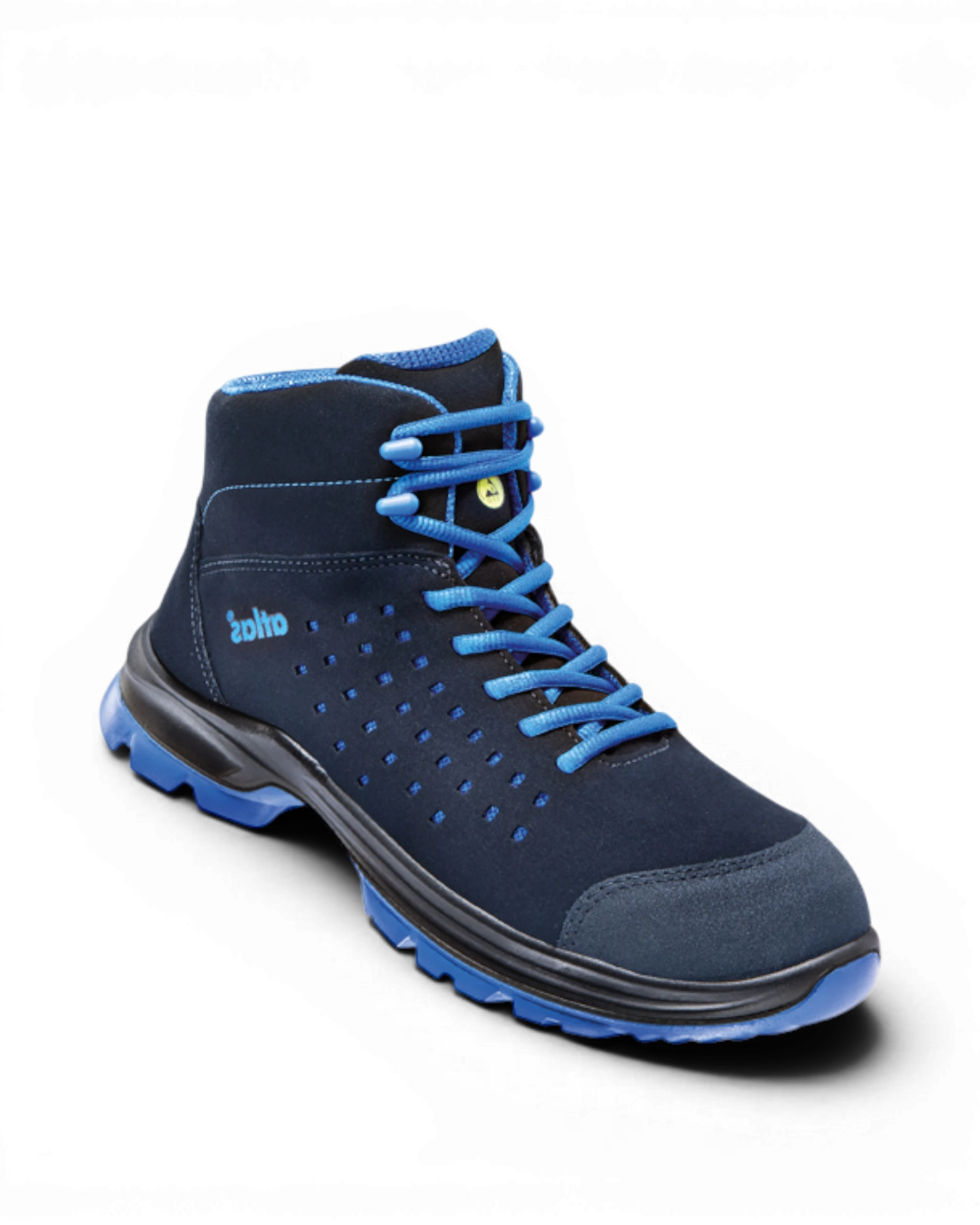 Atlas Schoen SL 82 2.0 Hoog S1 W12 Zwart/Blauw