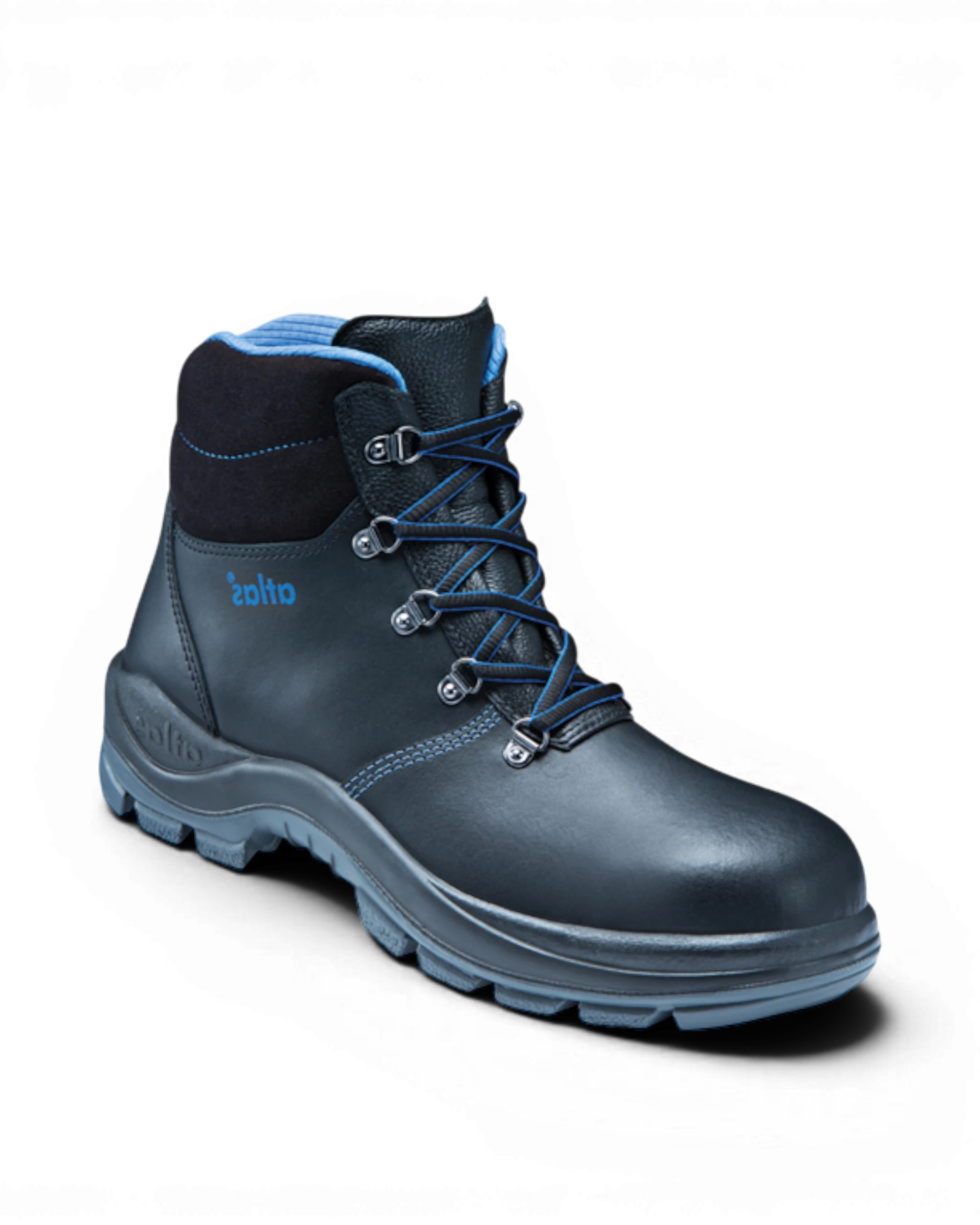 Atlas Schoen TX 84 Hoog S2 W12 Zwart/Blauw