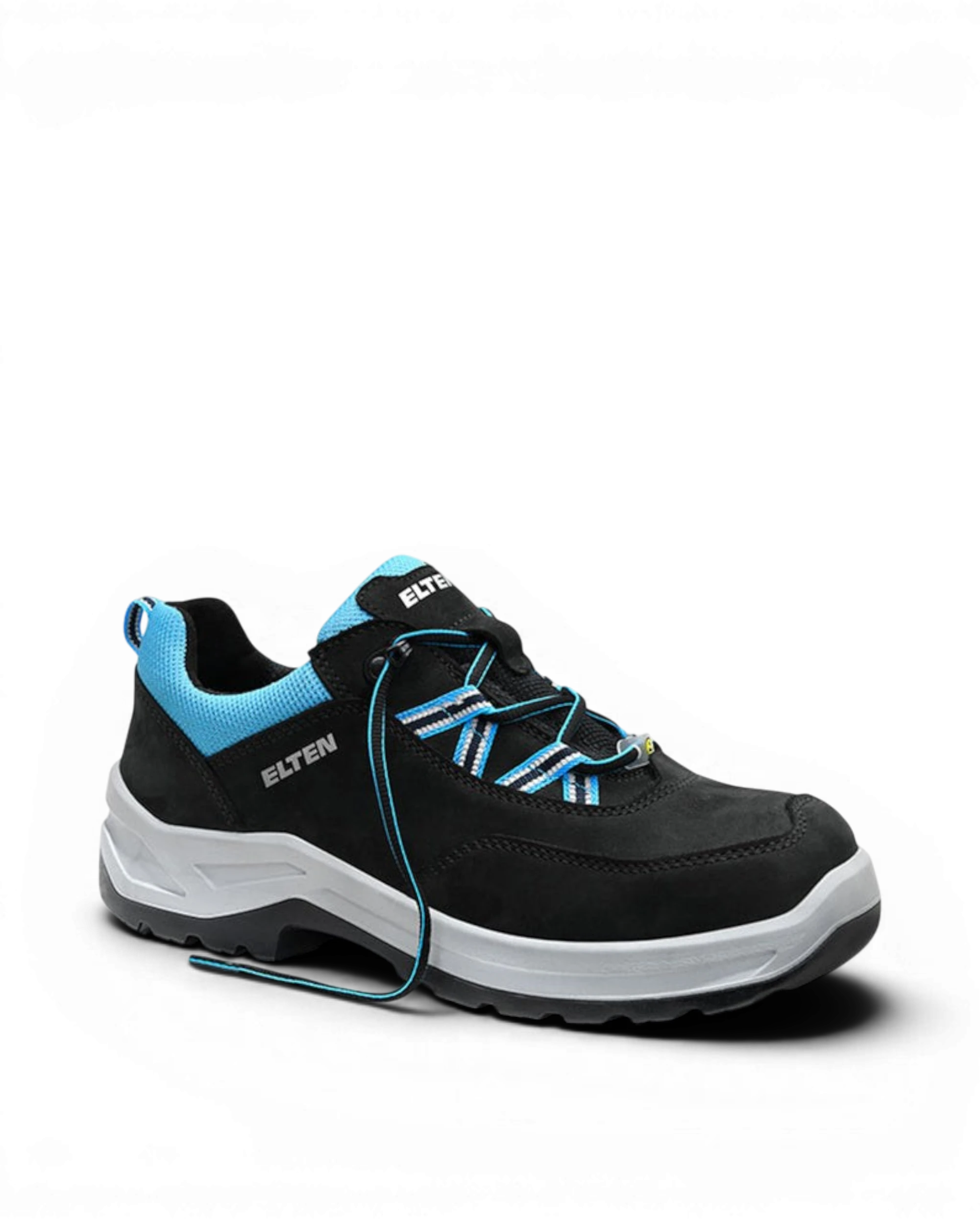 Elten Lotte Aqua Laag 742102 S2 Zwart/Blauw