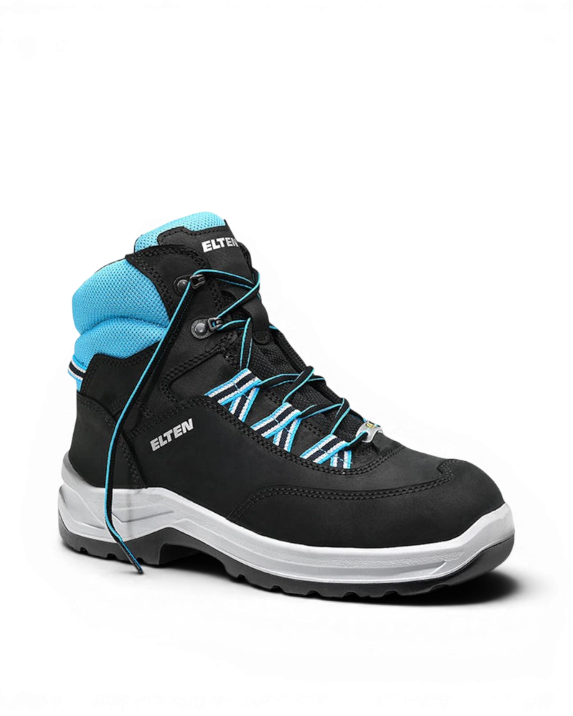 Elten Lotte Aqua Mid 746102 S2 Zwart/Blauw