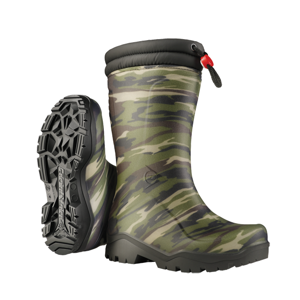 Dunlop K310931 Blizzard Kinderlaars gevoerd PVC Army Camouflage 14587