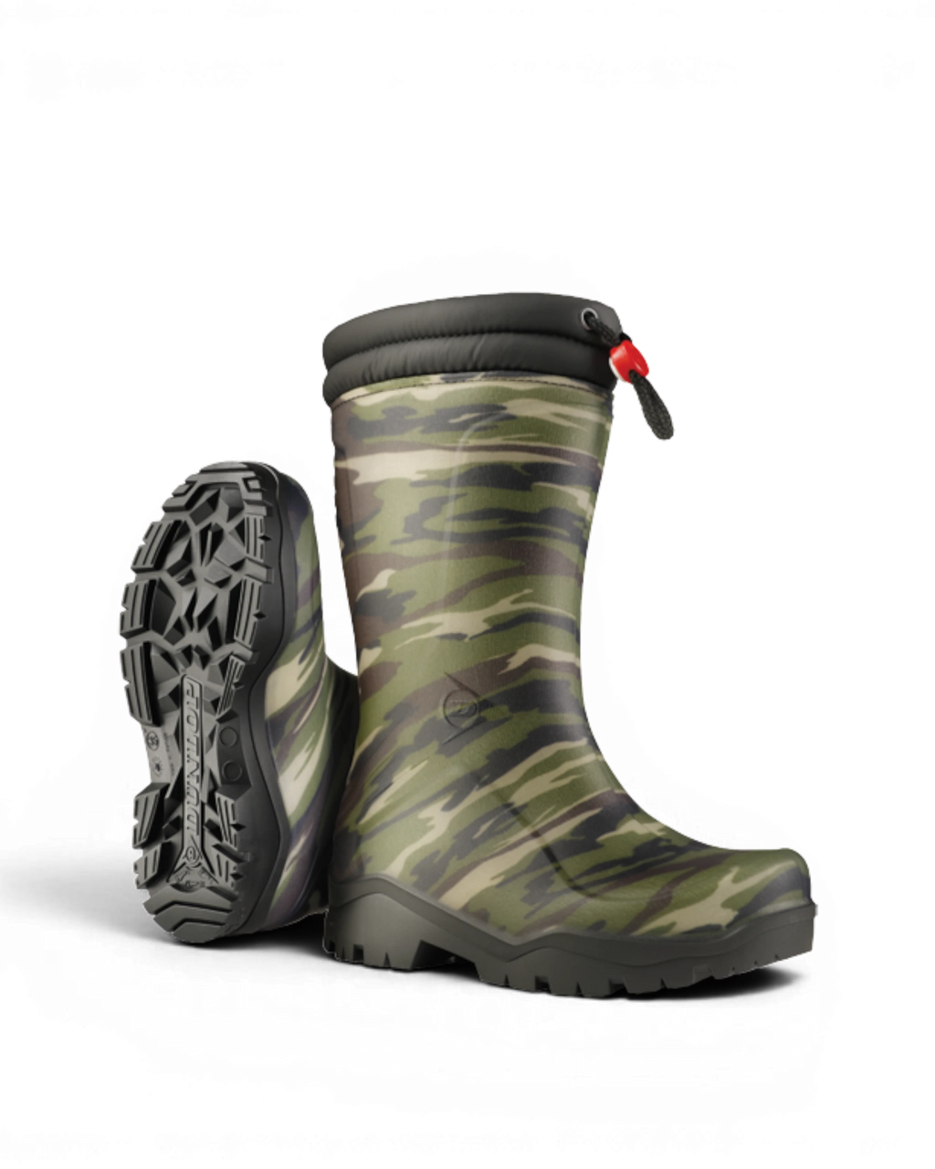 Dunlop K310931 Blizzard Kinderlaars gevoerd PVC Army Camouflage 14587