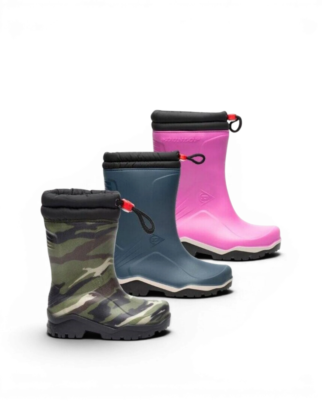 Dunlop K310931 Blizzard Kinderlaars gevoerd PVC Army Camouflage 14587