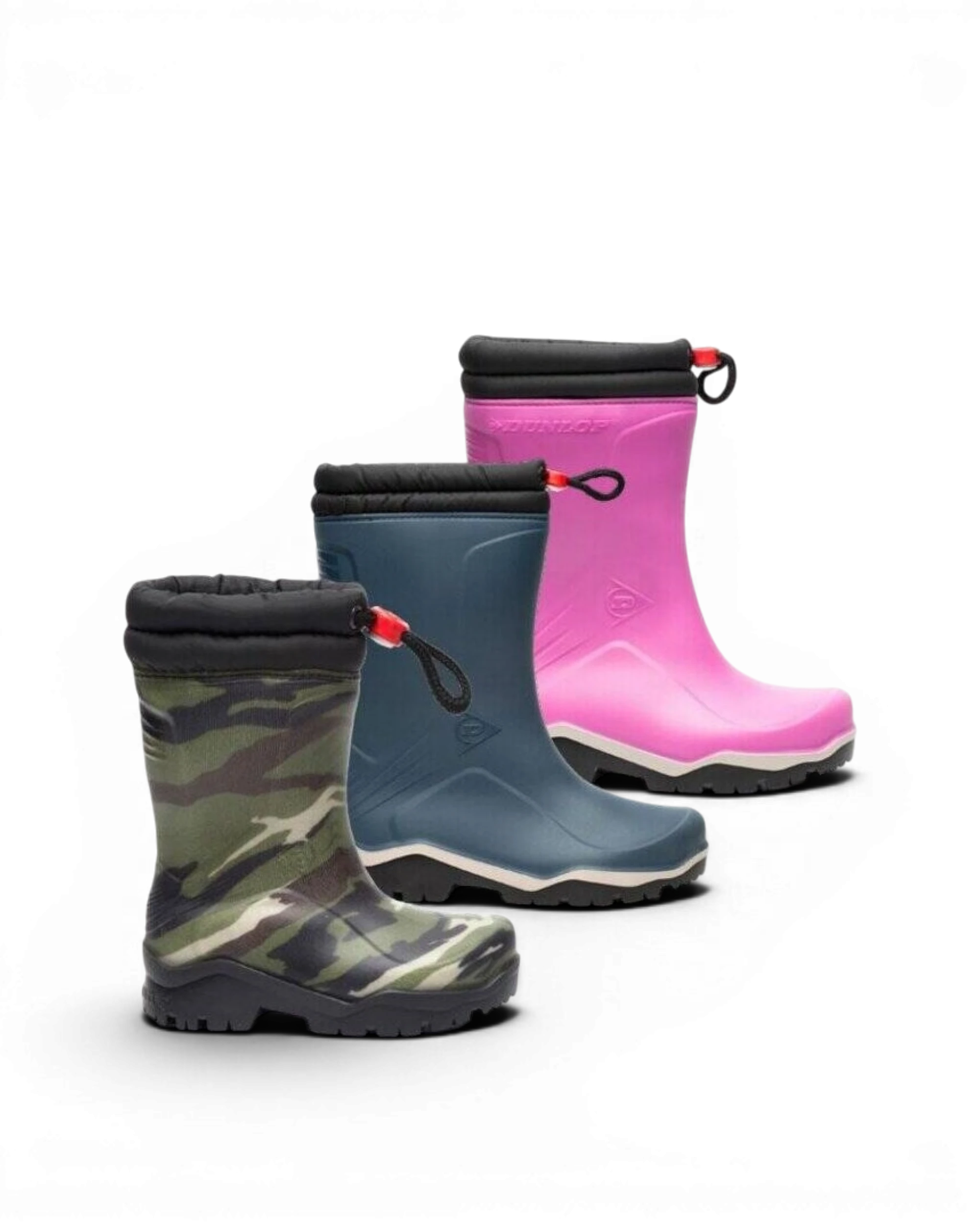 Dunlop K310931 Blizzard Kinderlaars gevoerd PVC Army Camouflage 14587