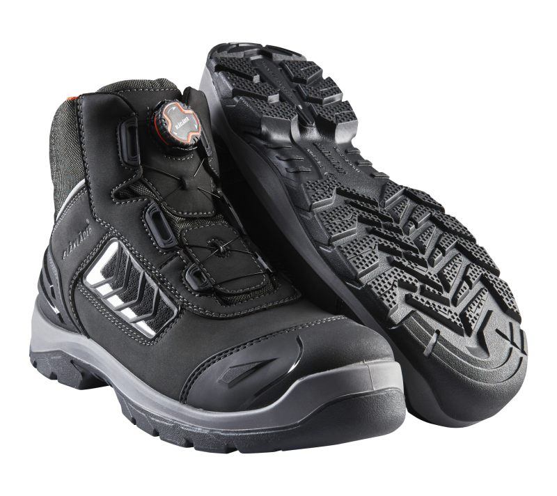 Blaklader Veiligheidsschoen 2453 S3 Hoog BOA (WEEKAANBIEDING!) Zwart/Oranje