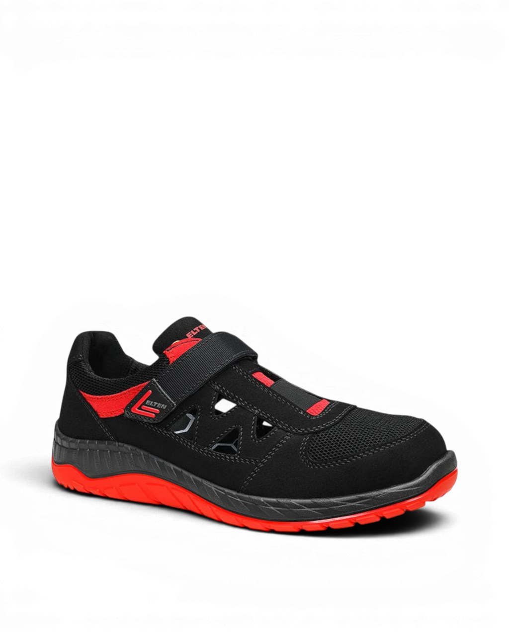Elten Lonny Easy Sandaal 719521 S1P Zwart/Rood