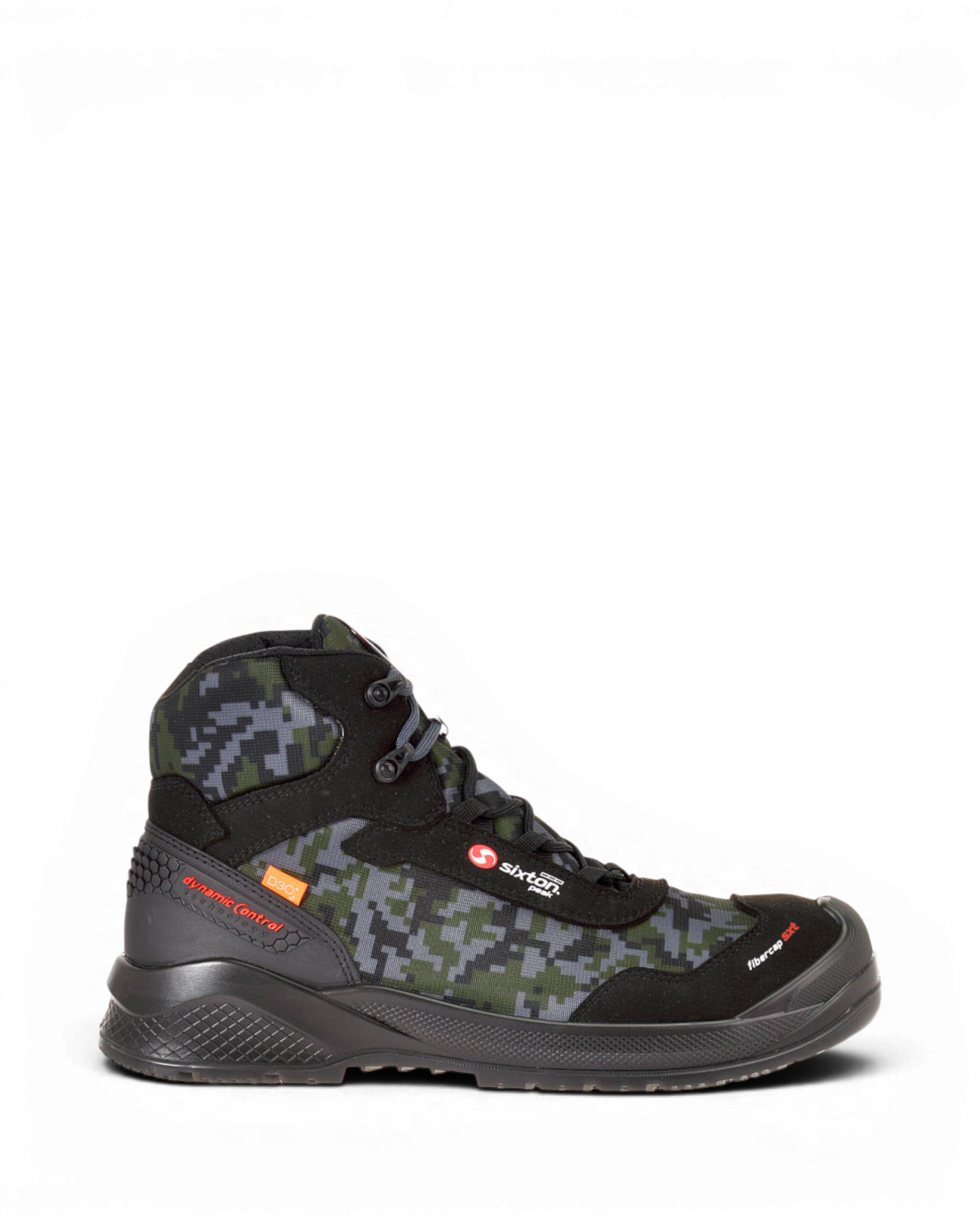 Sixton Adamant Hoog 43495-01 S3 Zwart/Groen