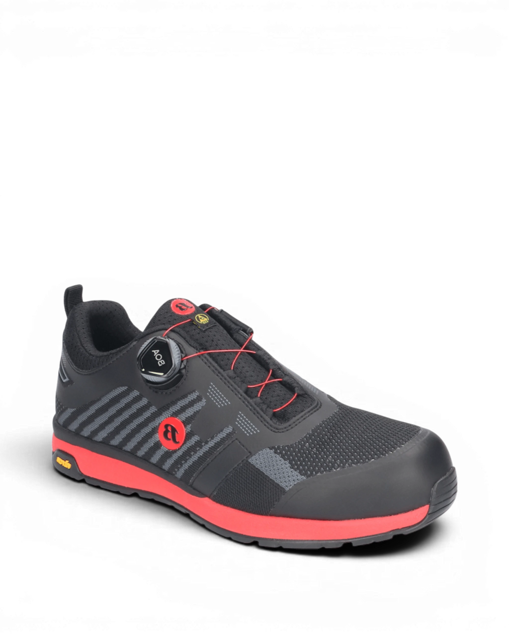 Bata Radiance Vibe S3 BOA Zwart/Rood
