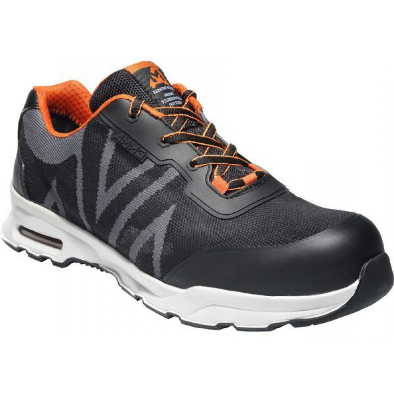 Emma Boston D Laag S1P Zwart/Grijs