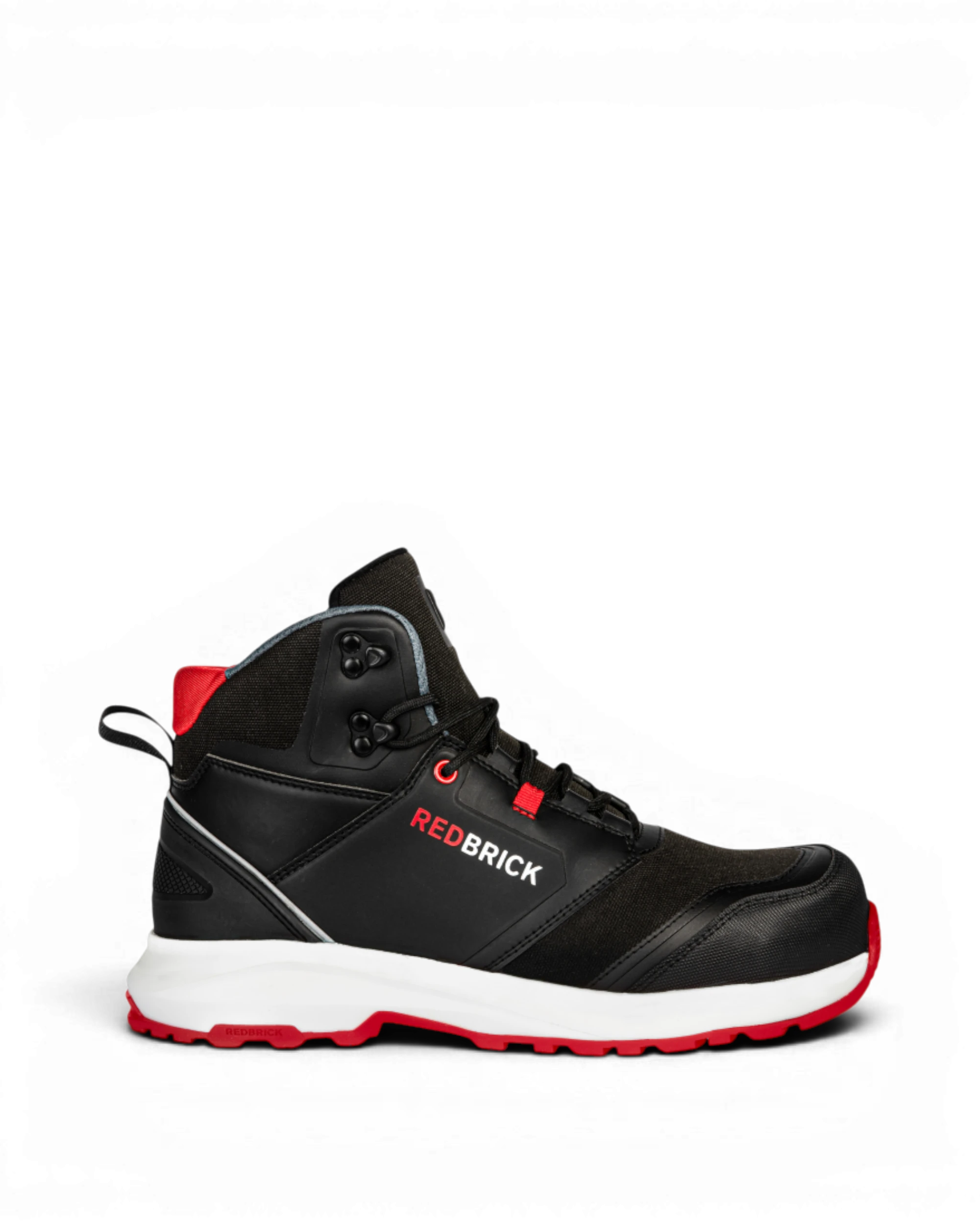 Redbrick Pulse Sneaker Hoog S3 ESD 32321 Zwart/Rood