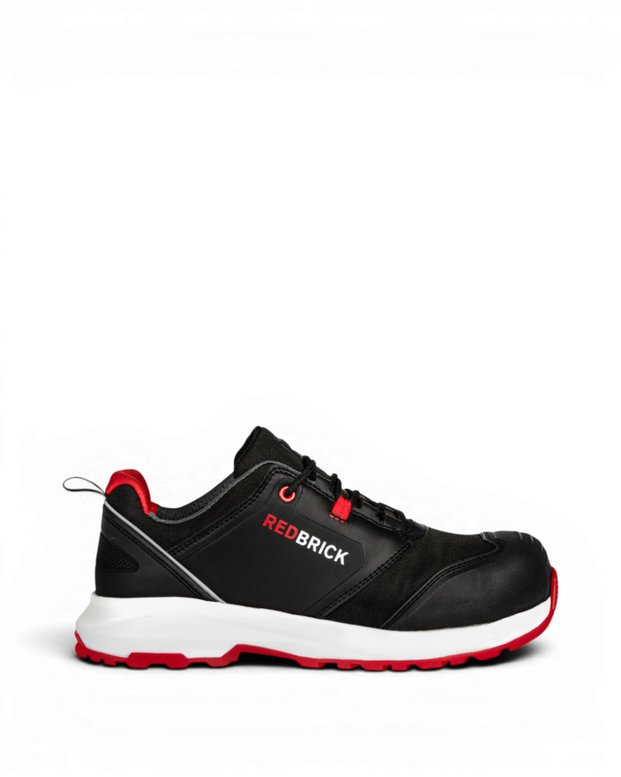 Redbrick Pulse Overnose Sneaker Laag S3 + KN ESD 32323 Zwart/Rood
