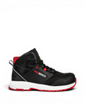 Redbrick Pulse Overnose Sneaker Hoog S3 + KN ESD 32324 Zwart/Rood