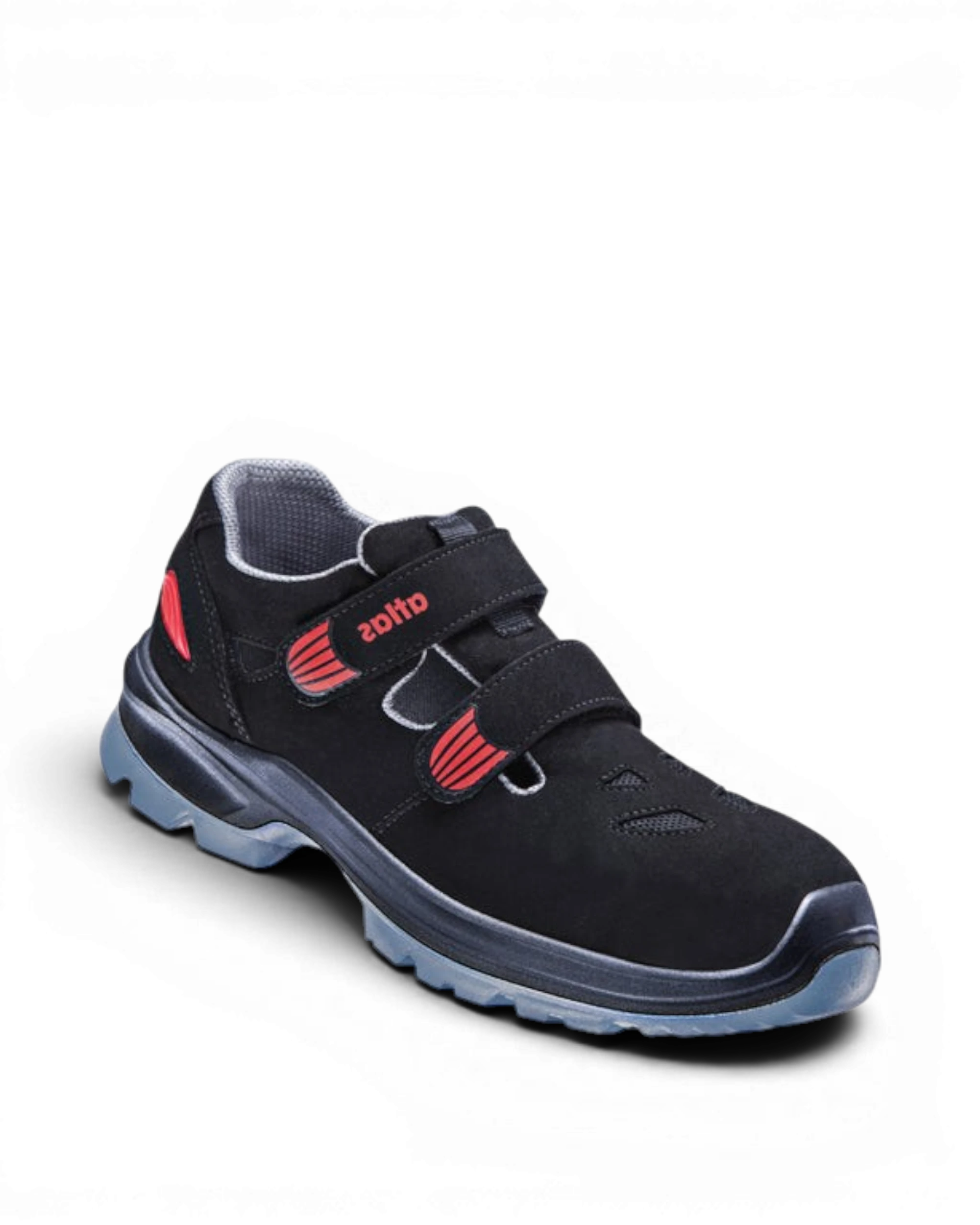 Atlas Schoen SL 36 Laag S1 W12 Zwart/Rood