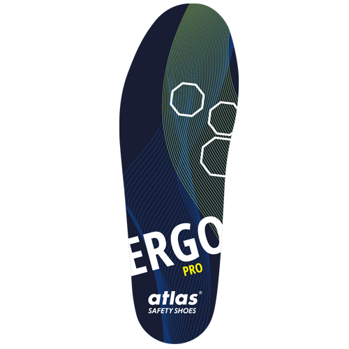 Atlas Ergo Pro Inlegzool Blauw/Geel