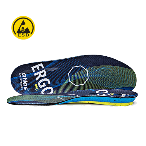 Atlas Ergo Pro Inlegzool Blauw/Geel