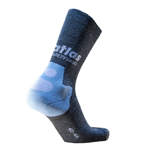 Atlas All Seasons Workwear Sock Grijs/Lichtgrijs