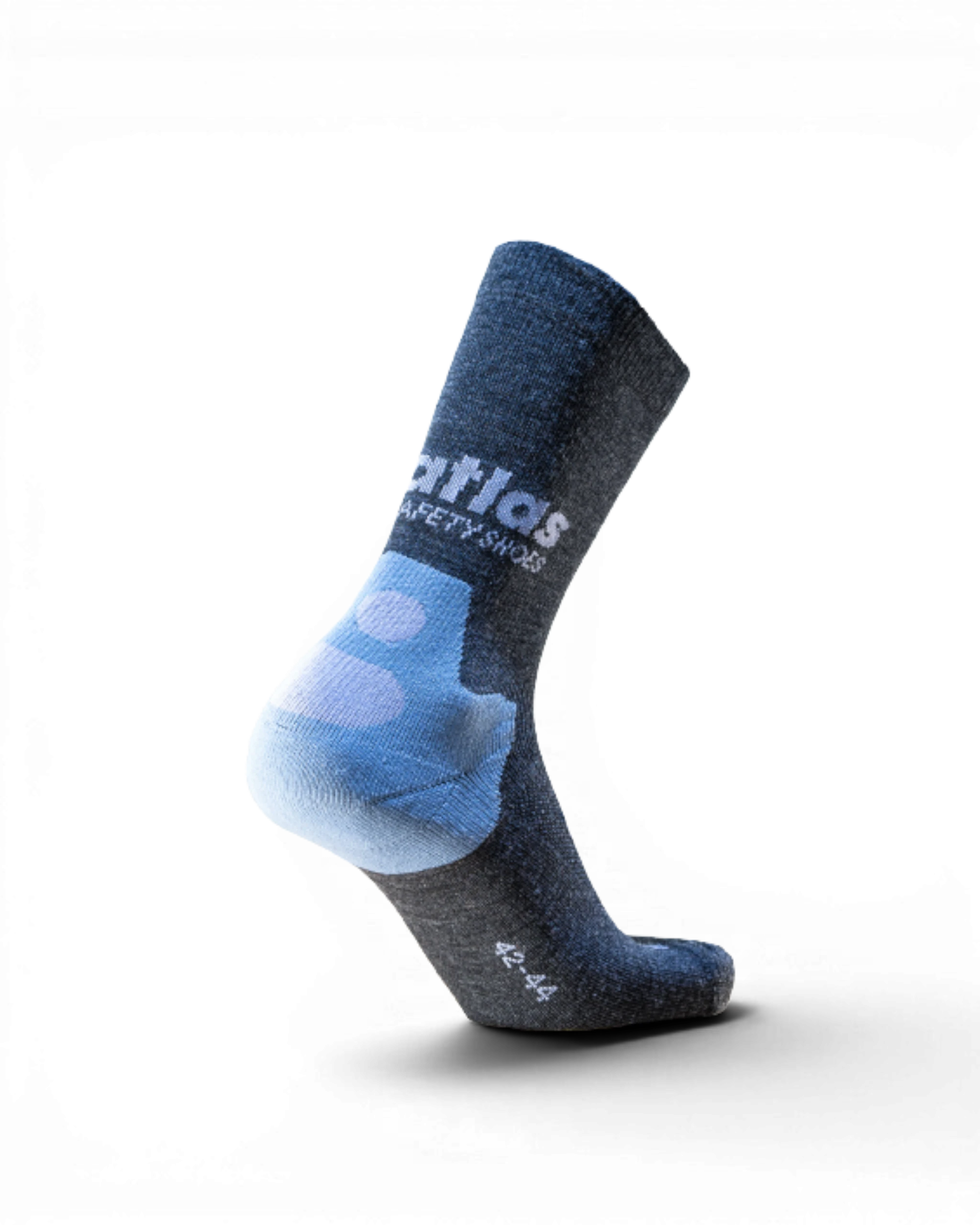 Atlas All Seasons Workwear Sock Grijs/Lichtgrijs