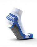Atlas Sneaker Workwear Sock Wit/Blauw