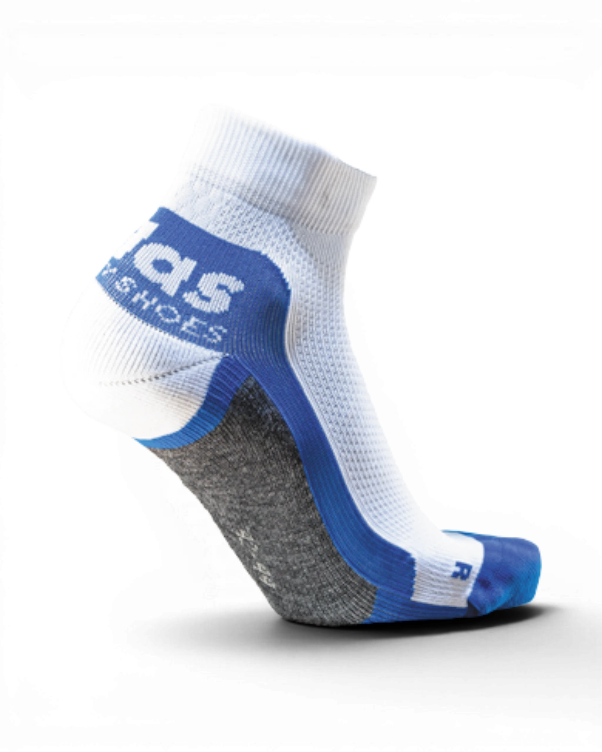 Atlas Sneaker Workwear Sock Wit/Blauw