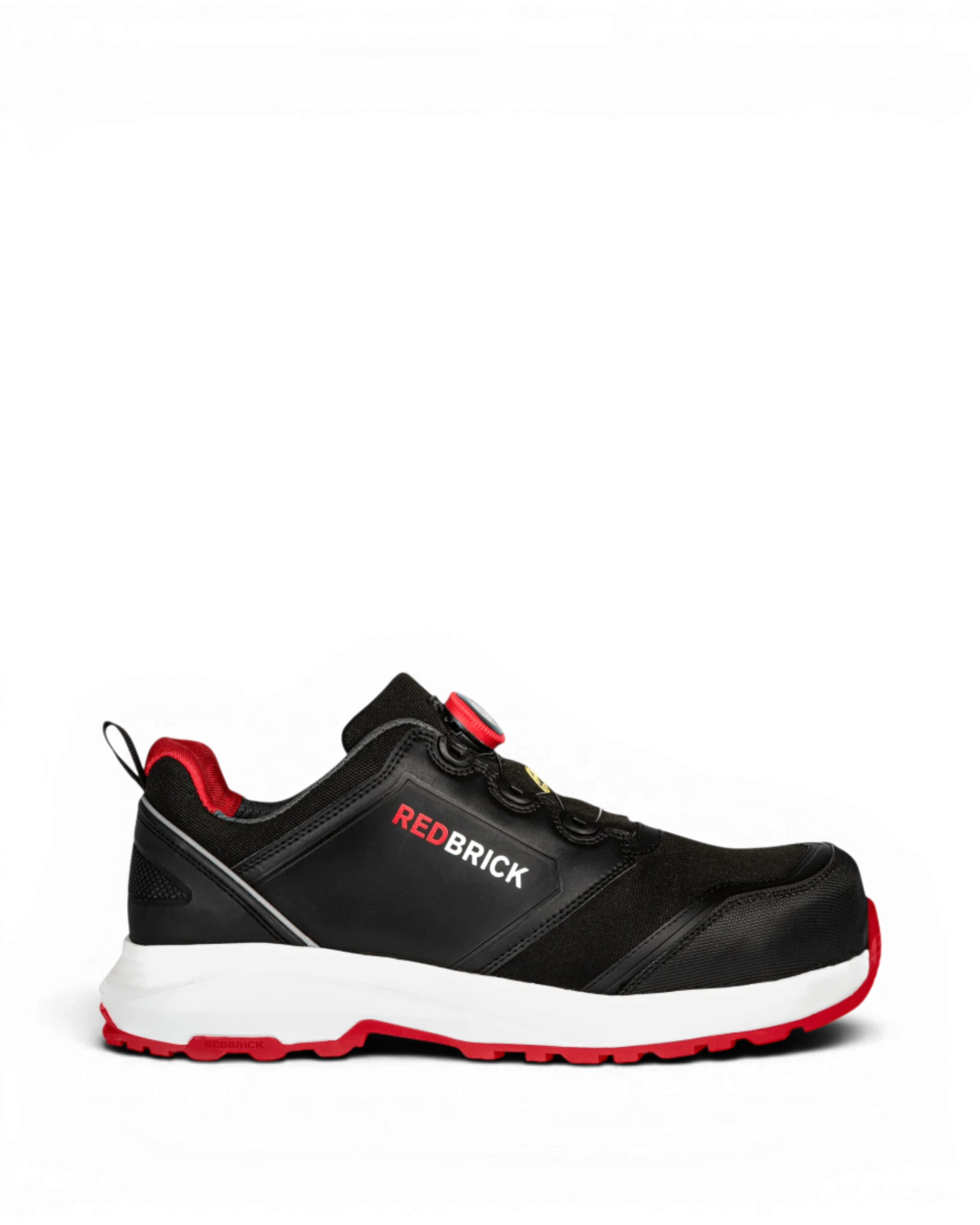 Redbrick Pulse Speed Lace Sneaker Laag S3 32325 Zwart/Rood