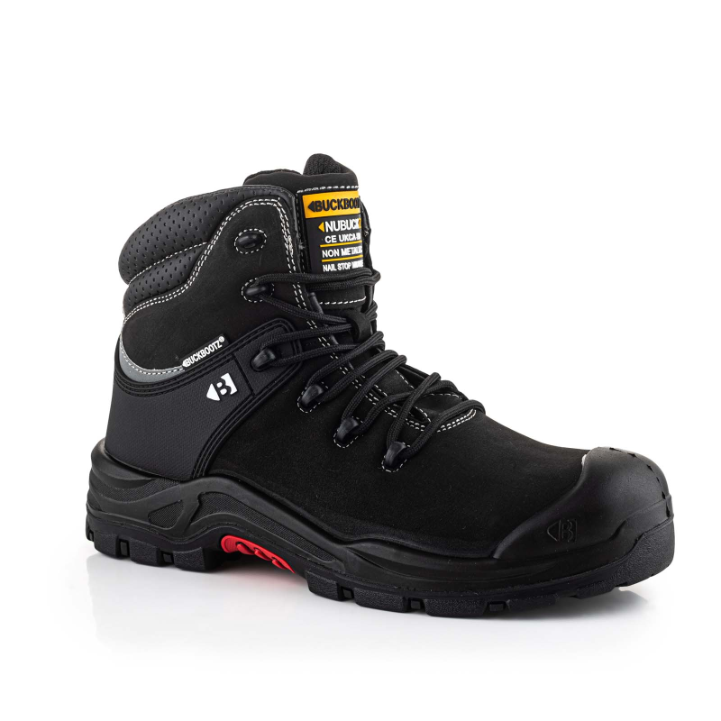 BuckBootz Nubuckz NKZ102BLK S3S 2.0 Zwart