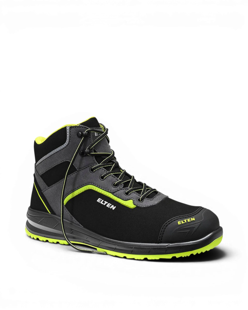 Elten Loan XXSports Pro Mid 768151 S3 Zwart/Limoen