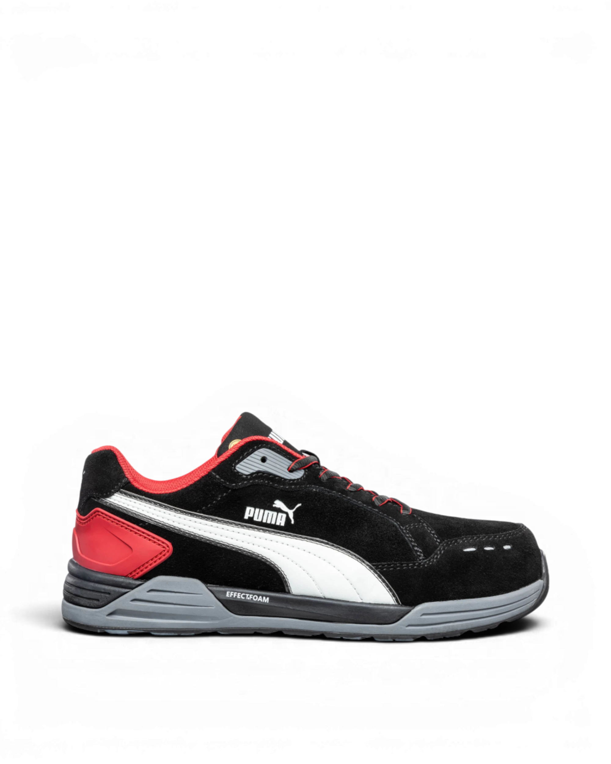 Puma Airtwist Black/Red Laag 644630 S3 Zwart/Rood
